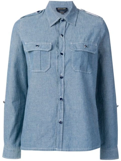 Vanessa Seward Chest Pocket Denim Shirt - Blue