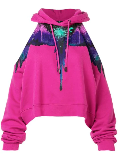 one shoulder hoodie