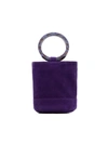 Simon Miller Purple Bonsai 20 Leather Bucket Bag In Pink