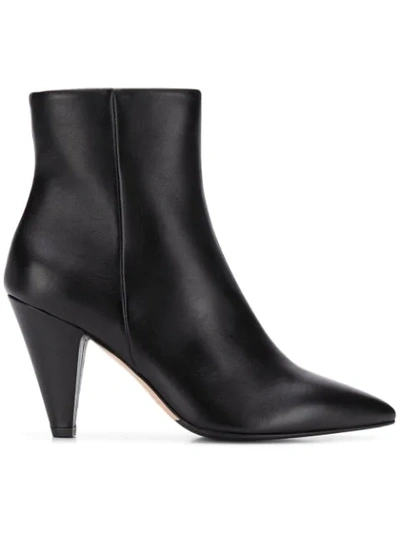The Seller Tapered Heel Ankle Boots - Black