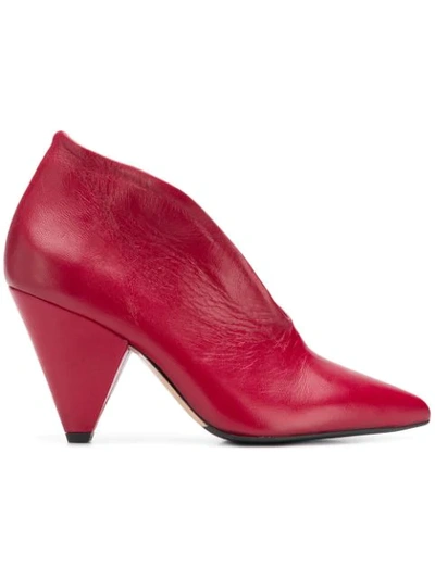 The Seller Tapered Heel Pumps In Red