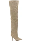 Yeezy Tubular Over-the-knee Boots In Neutrals