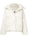 Nanushka Concealed Front Jacket - Neutrals