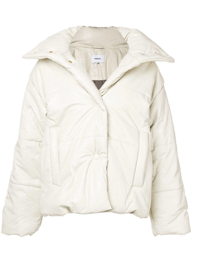 Nanushka Concealed Front Jacket - Neutrals