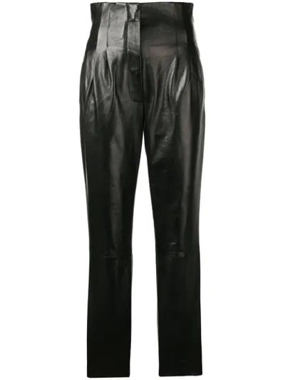 Alberta Ferretti High-waisted Trousers - Black