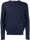 Sun 68 Fine Knit Sweater In Blue