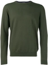 Sun 68 Fine Knit Sweater - Green