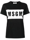 Msgm Cotton T-shirt In Black