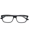 Gucci Eyewear Rectangular Frame Glasses - Black