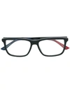 Gucci Rectangular Frame Glasses In Black