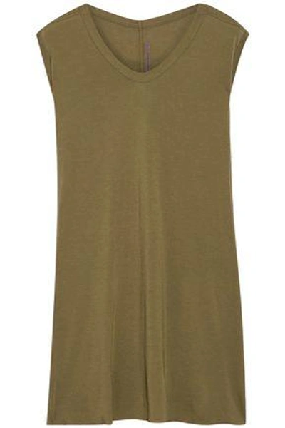 Rick Owens Lilies Woman Jersery Top Army Green