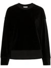 Moncler Maglia Sweatshirt In Black