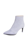 Rag & Bone Beha Slim Leather/suede Booties In Lilac Combo