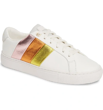 Kurt Geiger Lane Rainbow Sneaker In Multi/ Other Leather