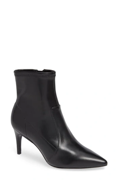Charles David Women's Pride Pointed Toe Leather Booties In Black Leather