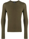 Drumohr Knitted Sweater In Green