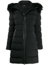 Mackage Calla Jacket With Fur Trim In Black