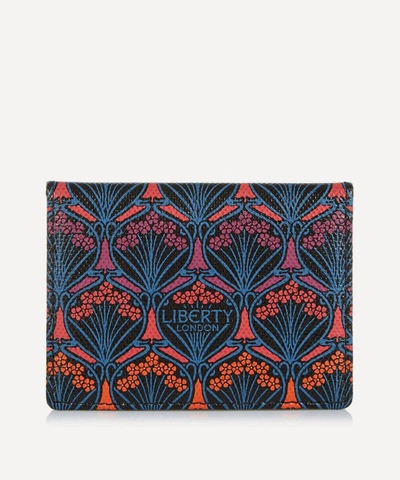 Liberty London Logo Travel Card Holder - Dawn In Orange