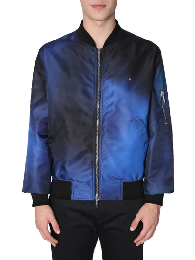 Dior Jacket With Graded Print In Blu