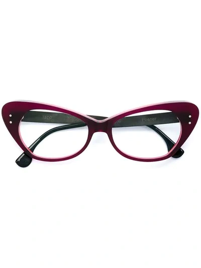Rapp Posner Eyeglasses In Red