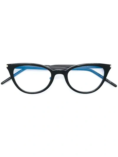 Saint Laurent 264 Round Eyeglasses In Black