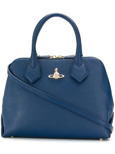 Vivienne Westwood Balmoral Tote Bag In Blue