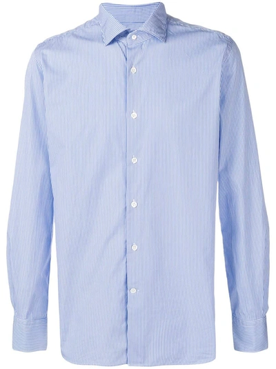 Glanshirt Striped Shirt In Blue