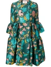 La Doublej Bouncy Coat In Lilium Verde