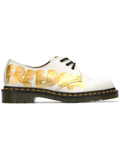 Comme Des Garçons Comme Des Garçons Freedom Lace-up Shoes - White