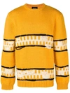 Calvin Klein 205w39nyc Knitted Jumper In Yellow