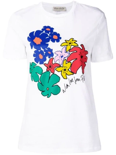 Etre Cecile Être Cécile Floral Print T-shirt - White