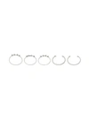 Isabel Marant Delicate Set Of Rings In Metallic