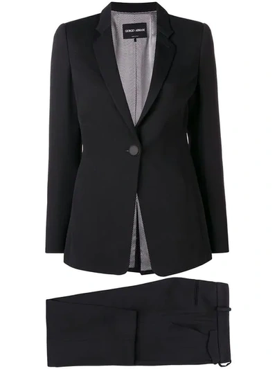 Giorgio Armani Classic Two-piece Suit - Black