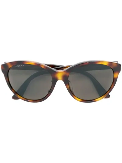 Gucci Cat-eye Sunglasses In Brown