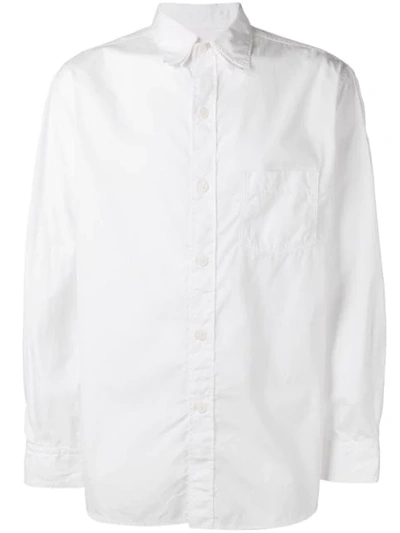 Yohji Yamamoto Single Pocket Shirt - White
