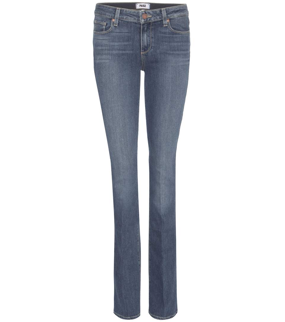 Paige Manhattan Mid-rise Slim Bootcut Jeans In Jaesoe | ModeSens