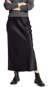 Theory Maxi Slip Skirt In Black