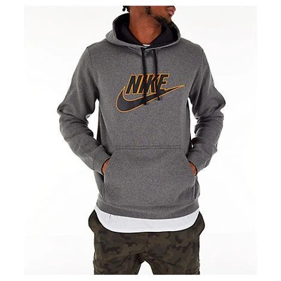 Nike Men's Sportswear Futura Logo Hoodie In Grey | ModeSens