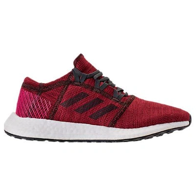 Adidas Originals Adidas Women's Pureboost Go Running Shoes In Red Size 9.5 Knit In Noble Maroon/ Maroon/ Brown