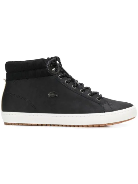 Lacoste Shearling Boots In Black | ModeSens