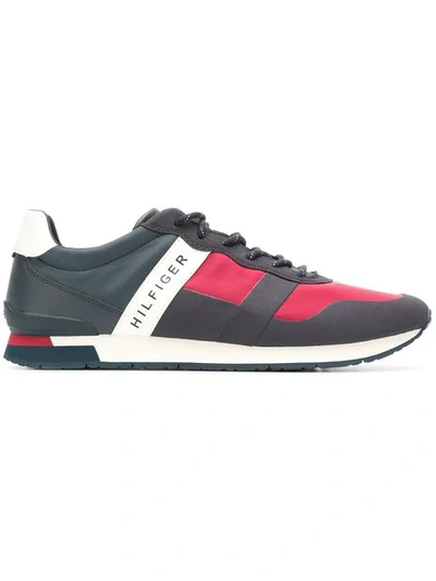 Tommy Hilfiger Sneakers Aus Wildleder In Blue