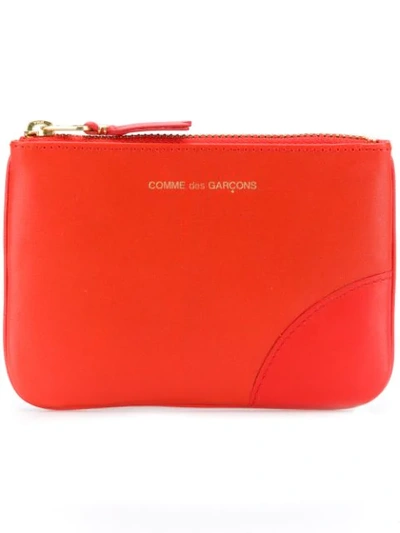 Comme Des Garçons Mini Zipped Purse In Yellow