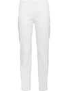 Prada Slim-fit Trousers In White
