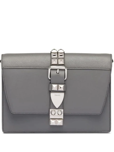 Prada Elektra Shoulder Bag In Grey