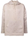 Camiel Fortgens Floral Pattern Hoodie In Neutrals