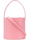 Staud Round Bucket Bag - Pink & Purple