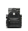 Mcm Stark Bebe Boo Backpack In Studded Outline Visetos In Black