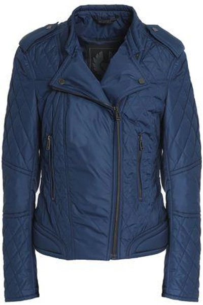 Belstaff Woman Quilted Shell Jacket Blue