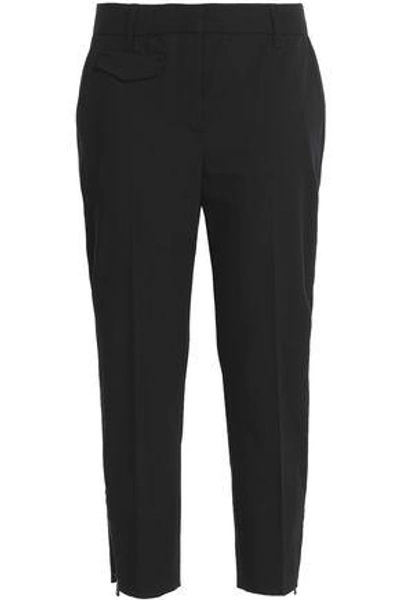 Belstaff Woman Cropped Woven Pants Black