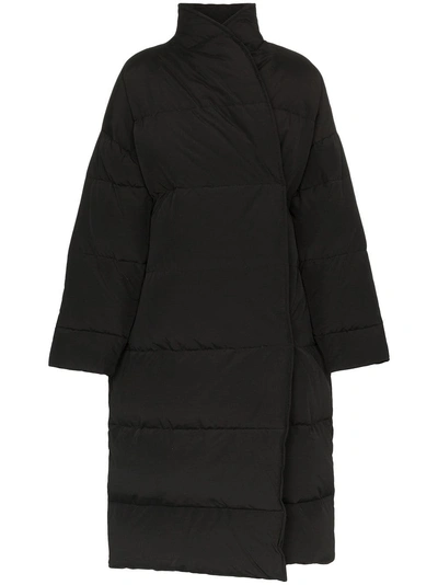 Totême Toteme Bondy Cross-over Puffer Coat - Black